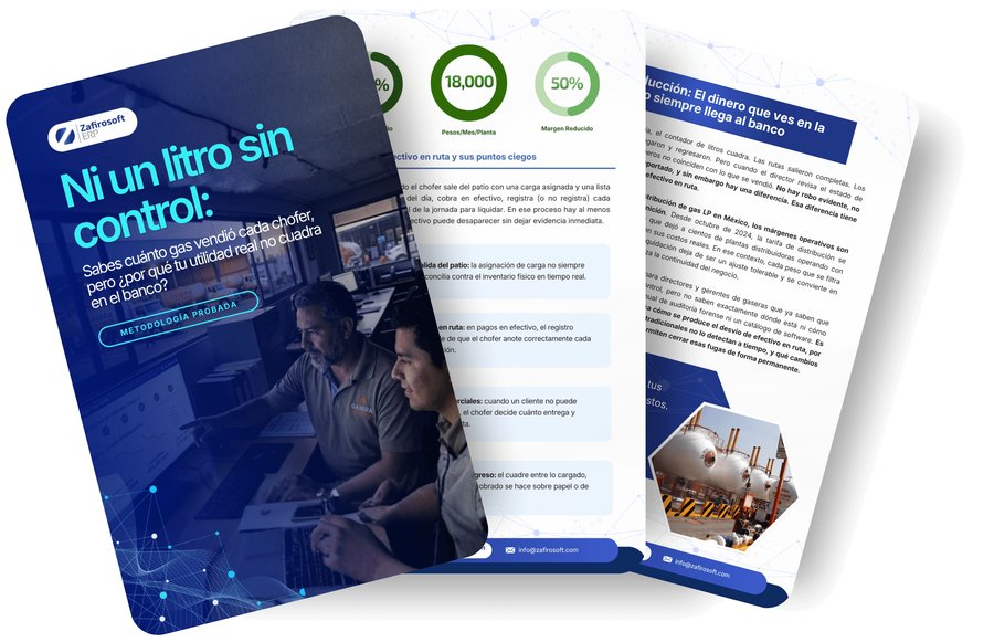 Portada del ebook «Guía: cierra las fugas de efectivo en tu operación de gas»