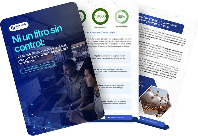 Portada del ebook «Guía: cierra las fugas de efectivo en tu operación de gas»