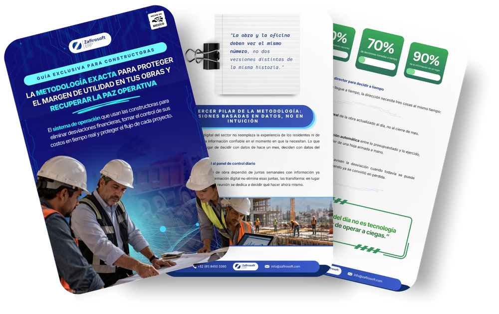 Portada del ebook «La metodología exacta para proteger el margen de utilidad en tus obras»