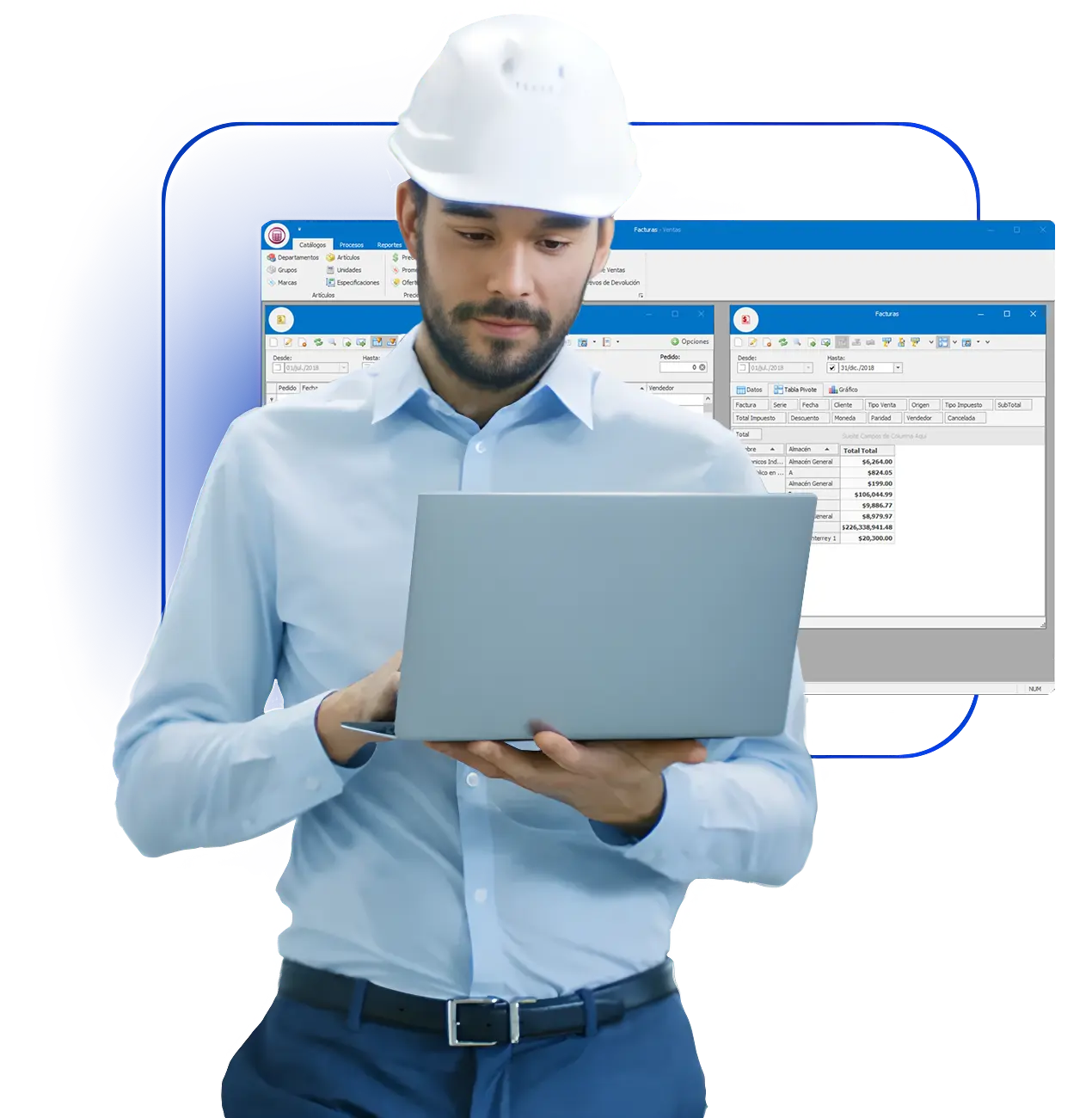Software para manufactura - Funciones en el software